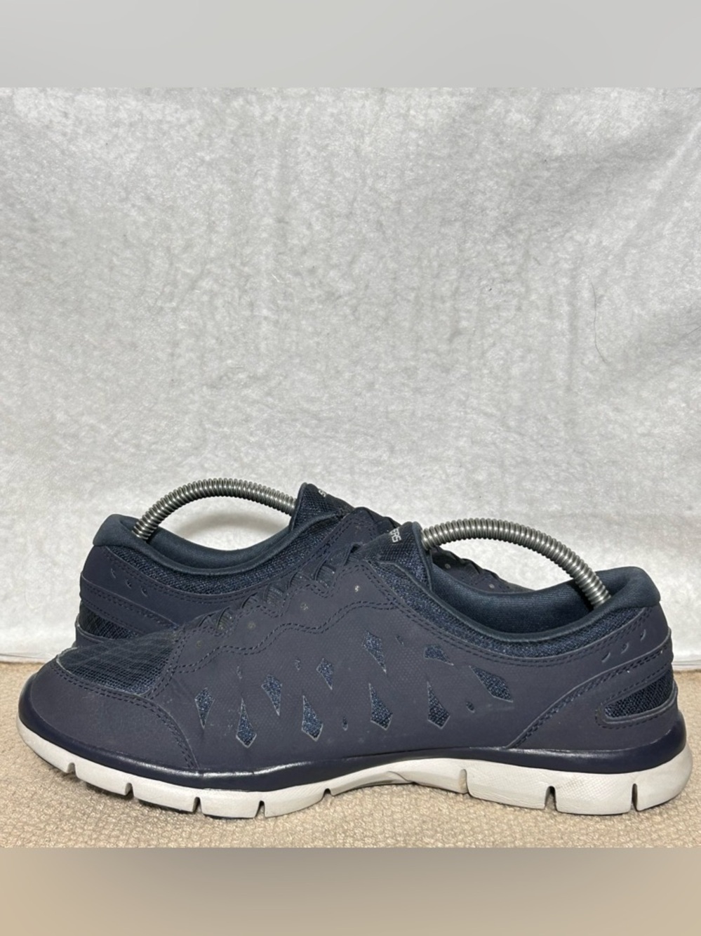 Skechers Womens Blue Gratis Light Heart Lightweight Casual Sneakers Shoes SZ 8 - Picture 7 of 11